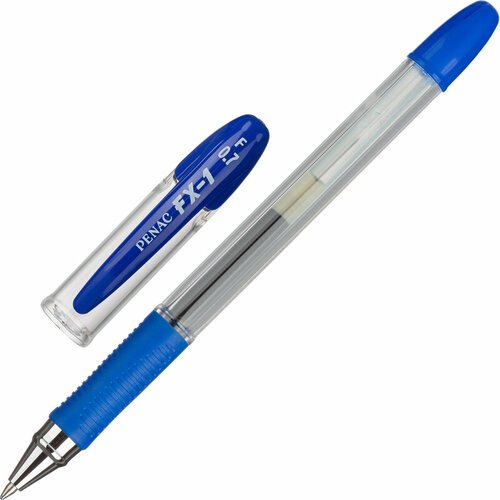 Ручка гелевая неавтомат. PENAC FX-1 0.7мм синяя, манж, BA1903-03F
