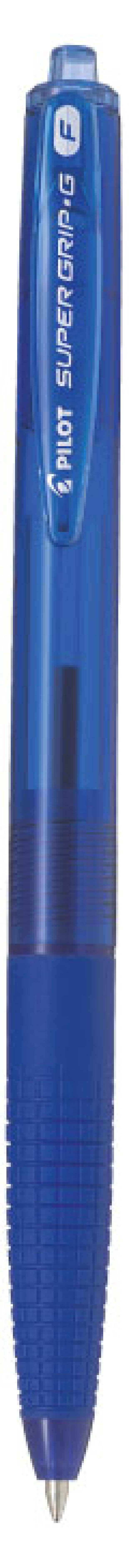 Ручка шариковая Pilot Super Grip G автоматическая, синяя