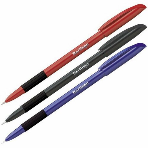 Ручка шариковая 0.7 мм, Metallic Pro, стержень синий, 50 шт.